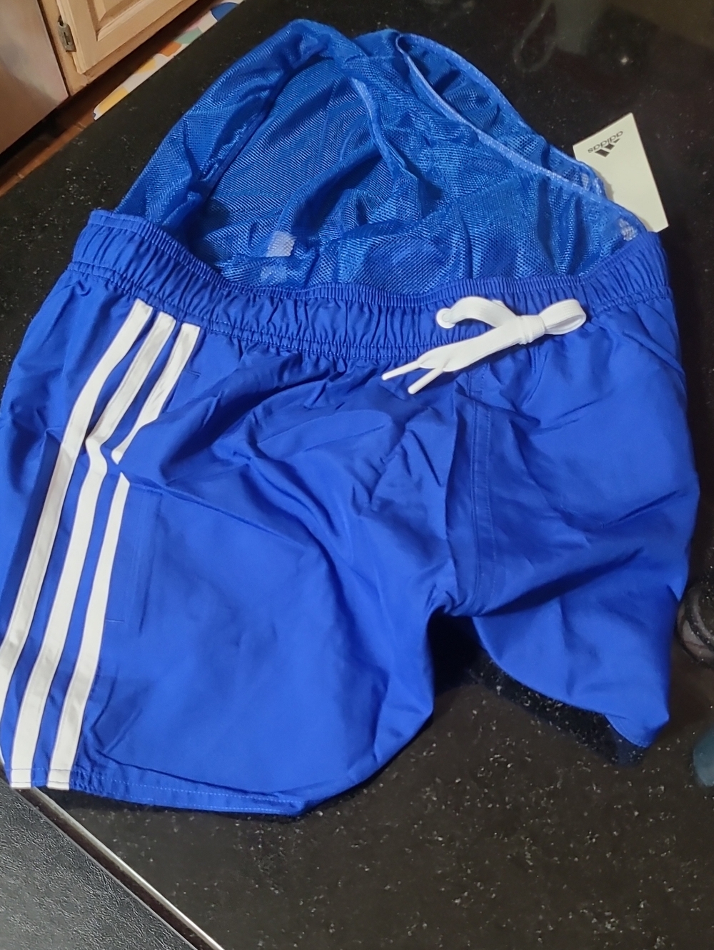 Adidas Men 3-Stripe Swim Short - Picture 6 of 13